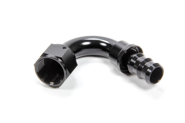 TRIPLE X RACE COMPONENTS #12 120 Degree Hose End Push Lock HF-12012BLK