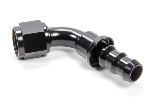 TRIPLE X RACE COMPONENTS #10 60 Degree Hose End Push Lock HF-16010BLK