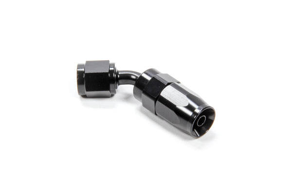 TRIPLE X RACE COMPONENTS #4 45 Degree Swivel Hose End HF-24504BLK