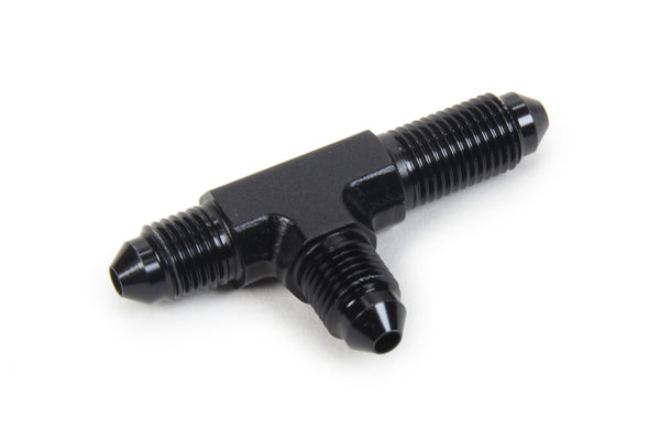 TRIPLE X RACE COMPONENTS #3 AN Bulkhead Tee On The Run HF-76003BLK