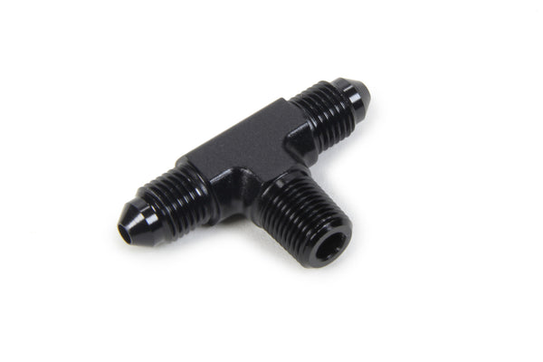 TRIPLE X RACE COMPONENTS #3 X 1/8 NPT Tee On Branch HF-92031BLK