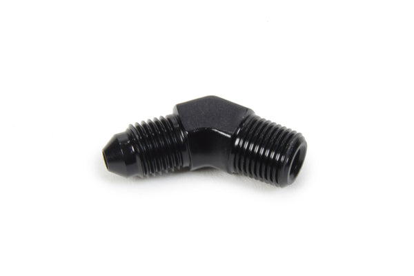 TRIPLE X RACE COMPONENTS AN to NPT 45 Degree #3 x 1/8 HF-94031BLK