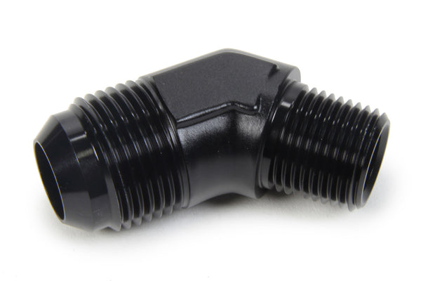 TRIPLE X RACE COMPONENTS AN to NPT 45 Degree #12 x 1/2 HF-94124BLK