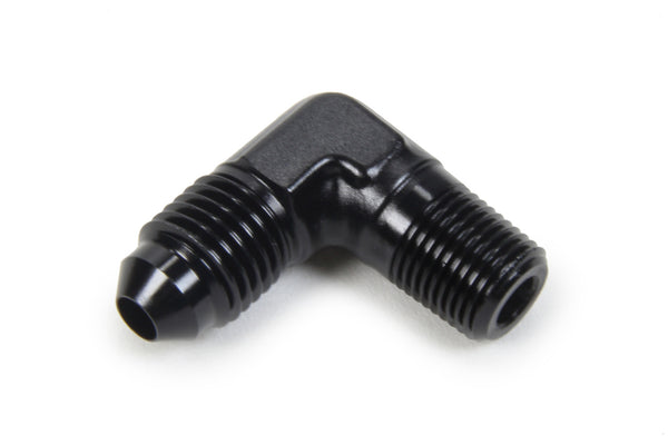 TRIPLE X RACE COMPONENTS AN to NPT 90 Degree #4 x 1/8 HF-99041BLK