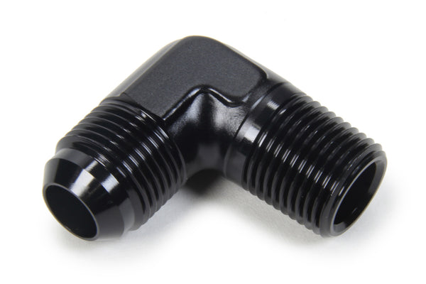 TRIPLE X RACE COMPONENTS AN to NPT 90 Degree #10 x 1/2 HF-99104BLK