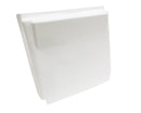 TRIPLE X RACE COMPONENTS Midget Dash Inside The Rail White MID-BW-5448