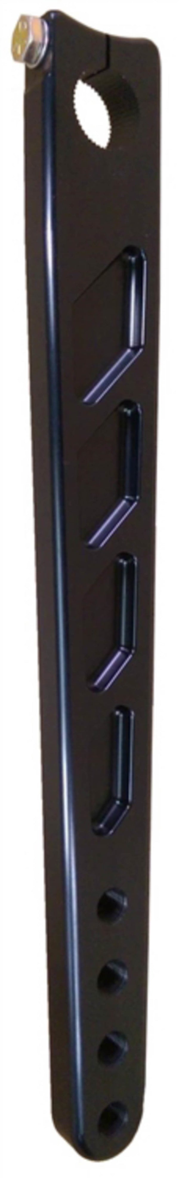 TRIPLE X RACE COMPONENTS Midget Pitman Arm Angle Broached Black MID-ST-0008BLK