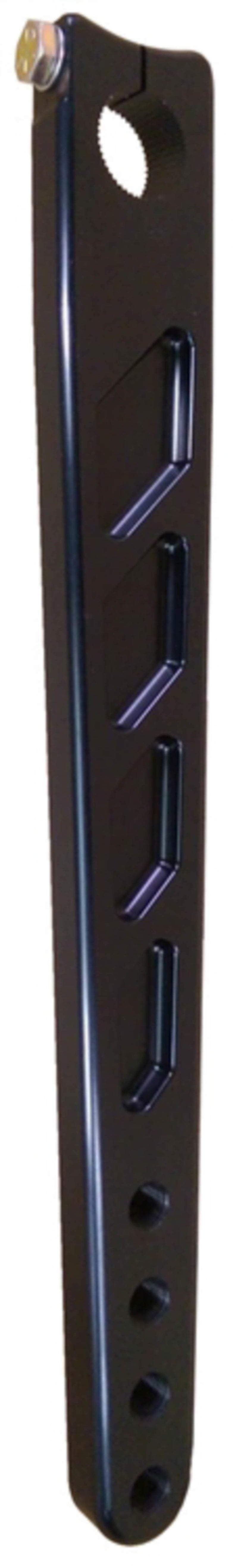 TRIPLE X RACE COMPONENTS Midget Pitman Arm Angle Broached Black MID-ST-0008BLK