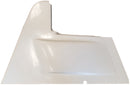 TRIPLE X RACE COMPONENTS Right Arm Guard Wedge Style For WoO Bars White TXRSC-BW-1956