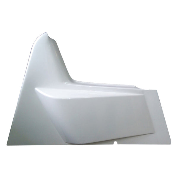 TRIPLE X RACE COMPONENTS Arm Guard Large Kickout White Wedge TXRSC-BW-1969