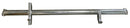 TRIPLE X RACE COMPONENTS Front Axle 50in x 2-1/4 Plated Sprint Car SC-FA-0002