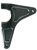 TRIPLE X RACE COMPONENTS Steering Arm Left Front Combo Black SC-FE-1001BLK