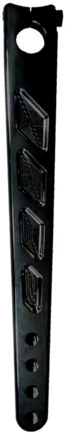 TRIPLE X RACE COMPONENTS Pitman Arm Straight Broach Black SC-ST-0010BLK