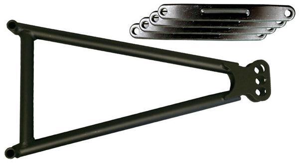 TRIPLE X RACE COMPONENTS Jacobs Ladder 14in w/Straps Black 3-Hole SC-SU-3308BLK