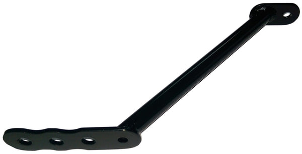 TRIPLE X RACE COMPONENTS Rear Nose Wing Strap Tubular Short Black Adj SC-TW-0044BLK