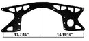 U-B MACHINE Chevy Mid Plate 5/8 Offset 50-0101