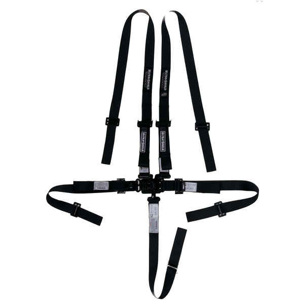 ULTRA SHIELD Harness 5pt Black Indiv Shoulder 2in Pull-Down HB23031
