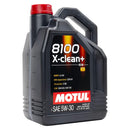 Motul 8100 X-Clean+ 5W-30 Full Synthetic Car Engine Oil 5L