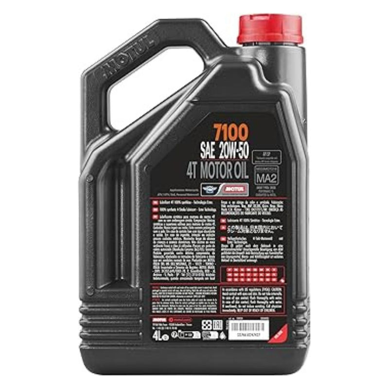 Motul 7100 Sport & Adventure 4T 20W50 Ester Synthetic Motorcycle Oil 4L