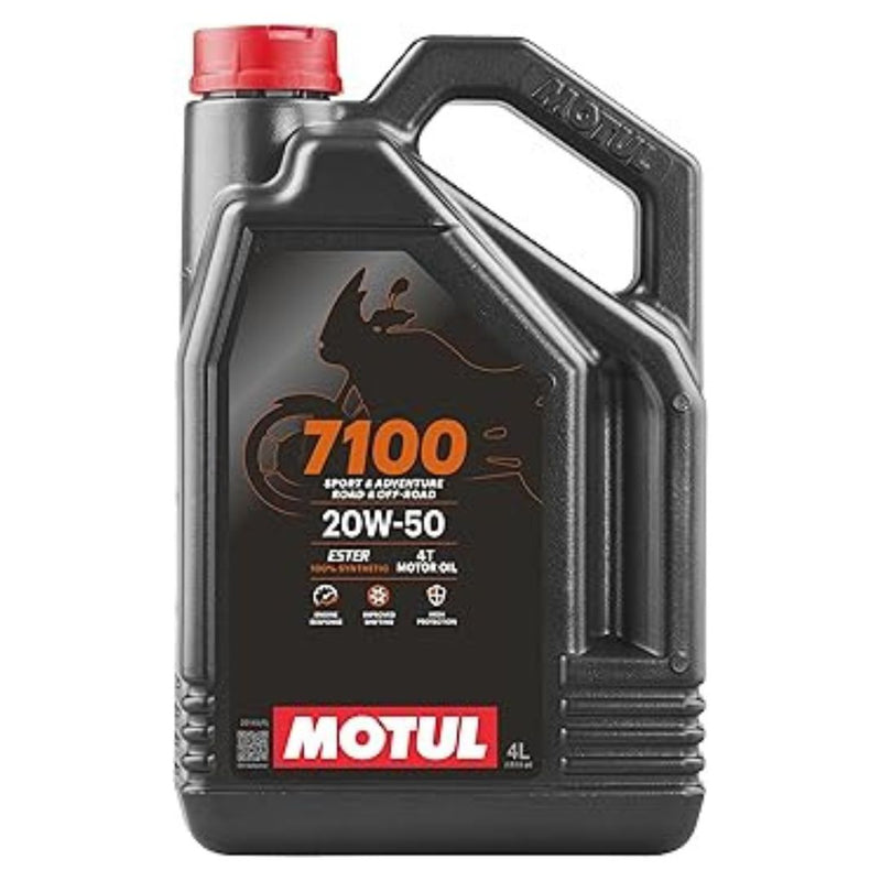 Motul 7100 Sport & Adventure 4T 20W50 Ester Synthetic Motorcycle Oil 4L