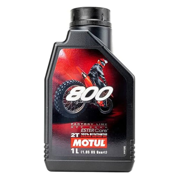 Motul 800-2t Off-Road 100% Synthetic Racing Motor Oil 2T Premix 1 Liter