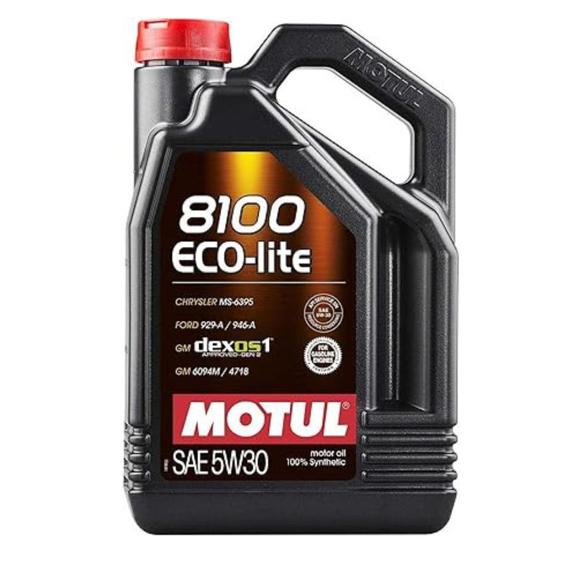 Motul USA 108214 8100 ECO-LITE SAE 5W30 5L 100% Synthetic Motor Oil