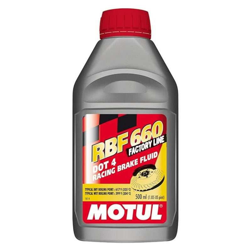 Motul RBF 660 Factory Line DOT 4 100% Synthetic Racing Brake Fluid – 500ml