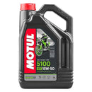 Motul 5100 4T 15W50 4-Stroke Synthetic Blend Motorcycle Oil – 4L | Technosynthese Ester Engine Protection