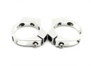 VAPOR TRAPPER Billet Clamp 2.5 inch Silver 2 Pack BC25SIL-2