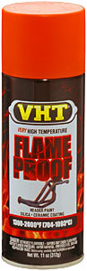 VHT Flat Orange Hdr. Paint Flame Proof SP114