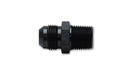 VIBRANT PERFORMANCE Straight Adapter Fitting -12AN x 1in NPT 10178