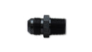 VIBRANT PERFORMANCE Straight Adapter Fitting ; Size: -4AN x 1/8in NPT 10293