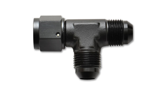 VIBRANT PERFORMANCE Tee Fitting -6 with Female -6AN Swivel 10742