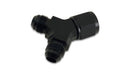 VIBRANT PERFORMANCE Fitting Y-Block Female -10 AN Inlet Male -8 10907
