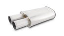 VIBRANT PERFORMANCE STREETPOWER Oval Muffler 3in Round Straight 1095