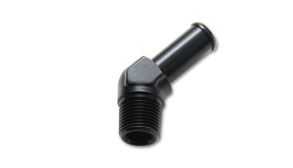 VIBRANT PERFORMANCE 1/8 NPT to 1/4 Barb 45 D egree Fitting 11220