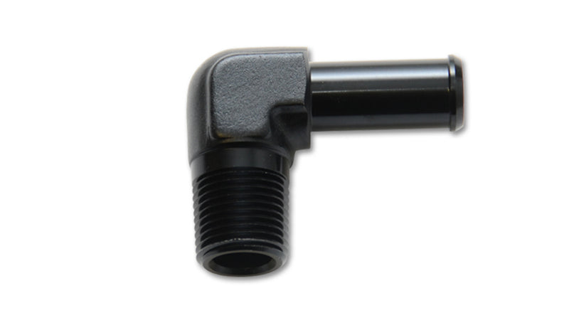 VIBRANT PERFORMANCE Male NPT to Hose Barb Adapter 90 Degree; 11236