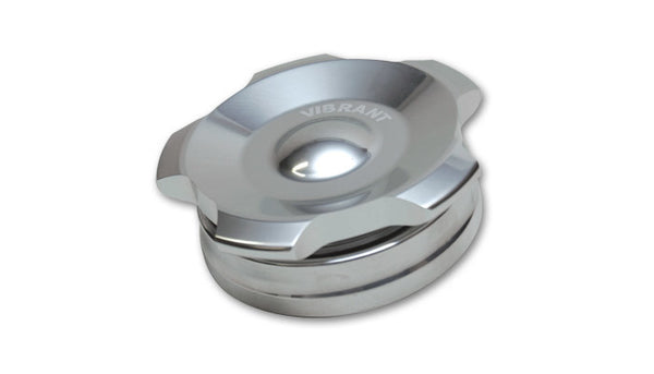 VIBRANT PERFORMANCE Polished Alum Fill Cap w/ Alum Welld Bung 2.75i 11294