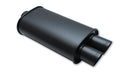 VIBRANT PERFORMANCE STREETPOWER FLAT BLACK O val Muffler w/Dual Tips 1148