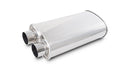 VIBRANT PERFORMANCE STREETPOWER Oval Muffler 2.50in Inlet/Outlet 1159