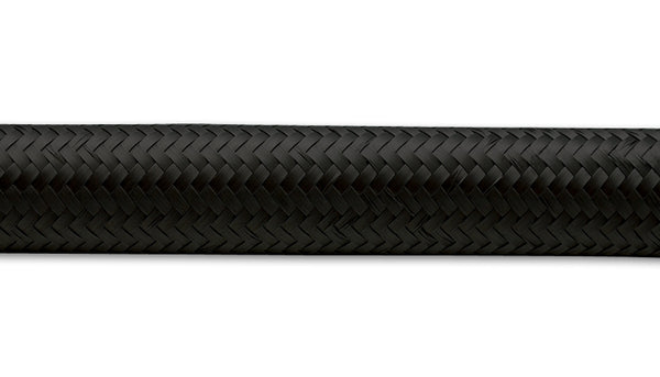VIBRANT PERFORMANCE 10ft Roll -10 Black Nylo n Braided Flex Hose 11970