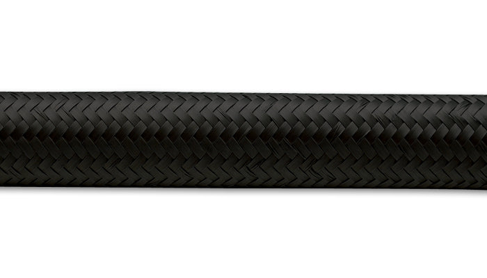 VIBRANT PERFORMANCE 10ft Roll -12 Black Nylo n Braid Flex Hose 11972