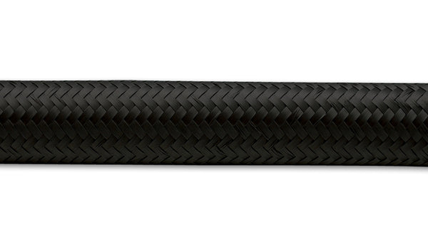 VIBRANT PERFORMANCE 50ft Roll Black Nylon Braided Flex Hose -12AN 12002