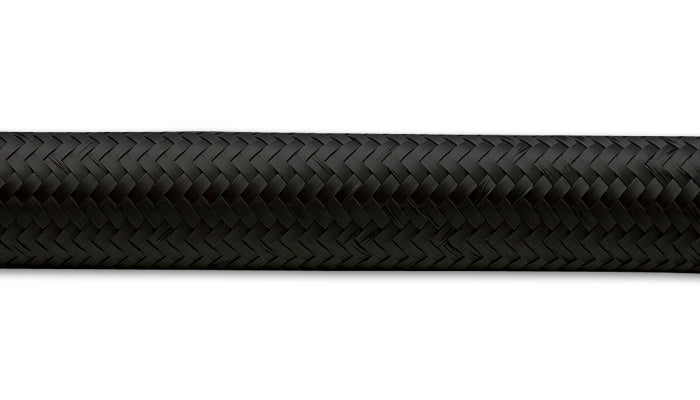VIBRANT PERFORMANCE 50ft Roll Black Nylon Braided Flex Hose -12AN 12002