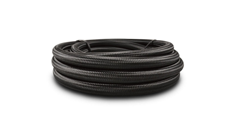 VIBRANT PERFORMANCE 150ft Roll Black Nylon Braided Flex Hose -10AN 12010