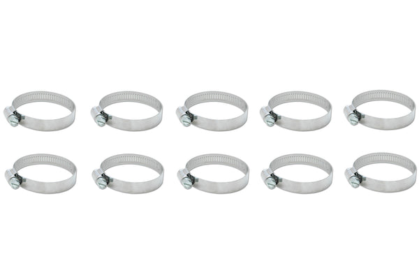VIBRANT PERFORMANCE S.S. Worm Gear Clamps 3.54in to 4.49in 10 Pack 12156