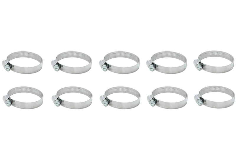 VIBRANT PERFORMANCE S.S. Worm Gear Clamps 4.05in to 5.0in 10 Pack 12157