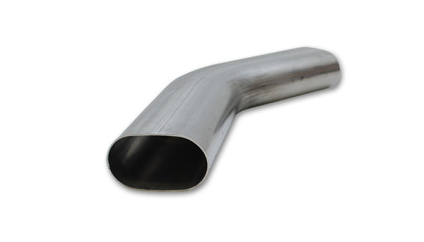 VIBRANT PERFORMANCE S/S 3in Oval 45 Degree Bend 6in x 6in leg 13189