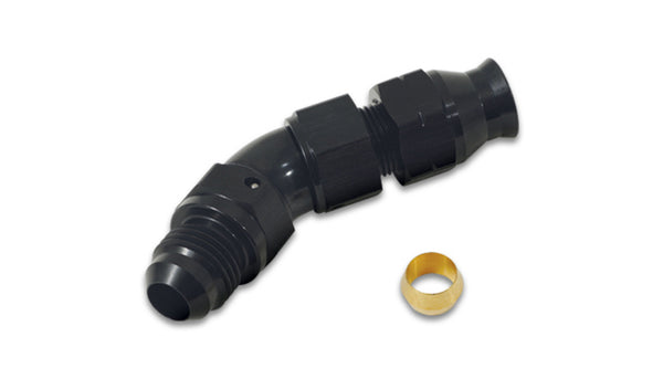 VIBRANT PERFORMANCE Fitting Tube Adapter 4 5 degree -6AN Male to 5 16575