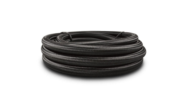 VIBRANT PERFORMANCE 10ft Roll of Black Nylon Braided Flex Hose PTFE 18963